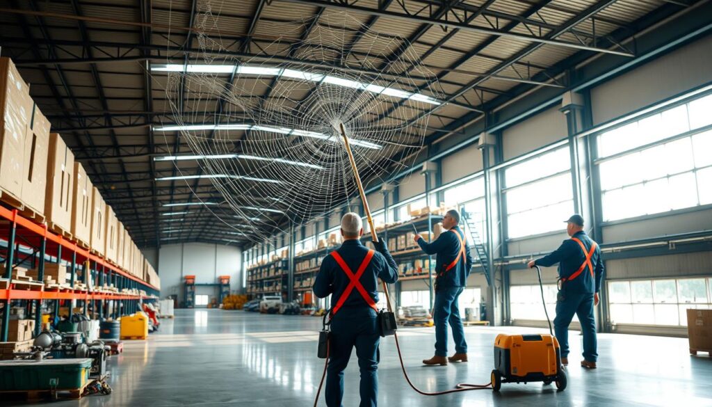 Dịch vụ quét mạng nhện nhà xưởng – Giải pháp hiệu quả cho cơ sở sản xuất