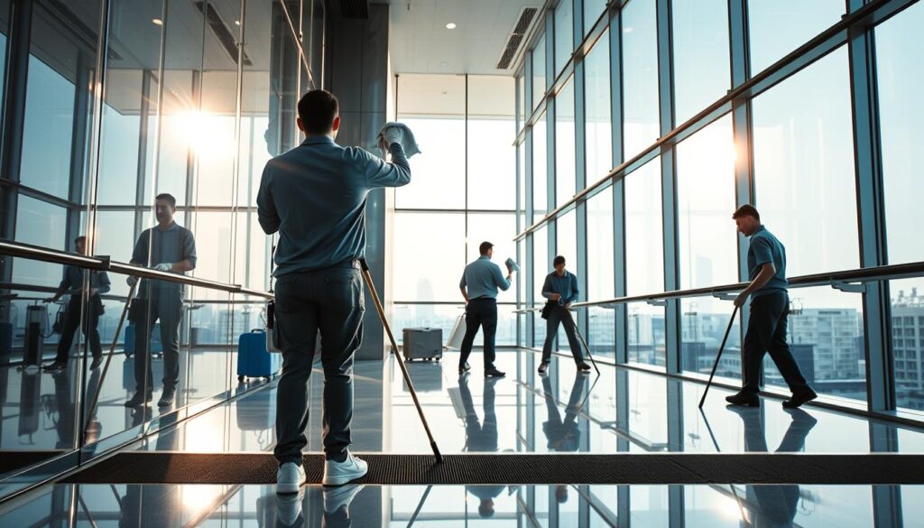 Vệ Sinh Tòa Nhà Cao Tầng: Giải Pháp Hiệu Quả